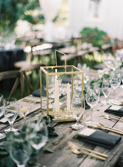 Rustic fall wedding tablescape