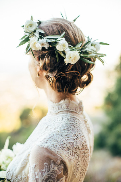 Bridal flower crown