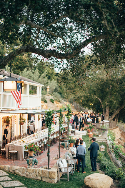 Intimate backyard Santa Barbara wedding