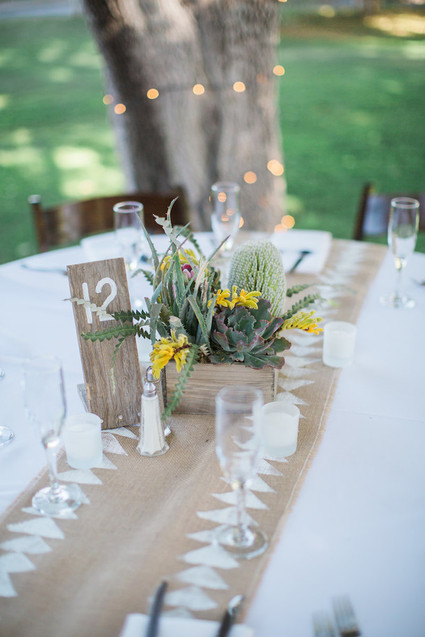 DIY wedding centerpiece