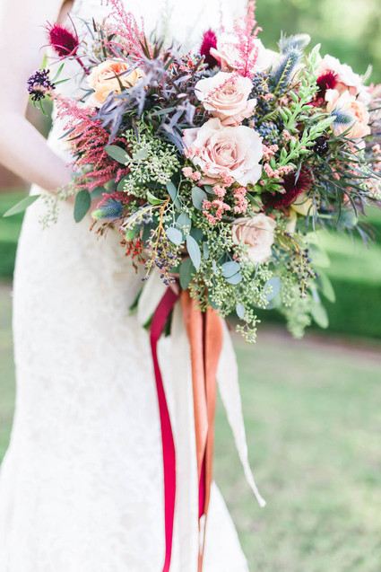 Autumn bridal bouquet