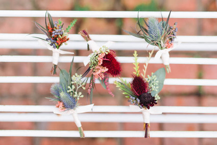 Groomsmen boutonniÃ¨res Inspiration