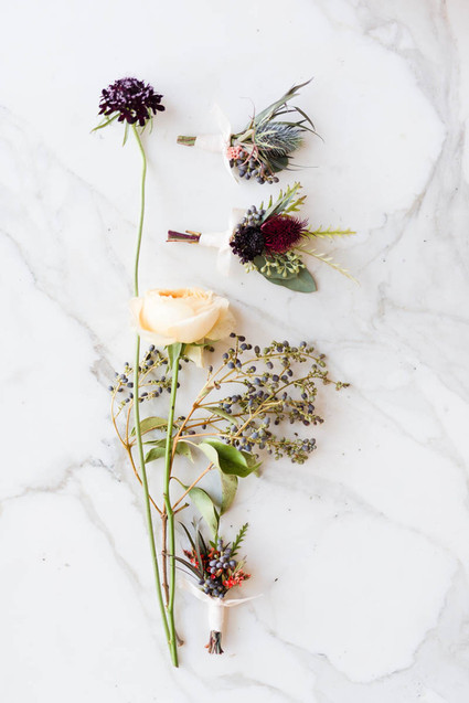 Autumn wedding florals