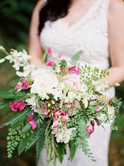 Summer bridal bouquet