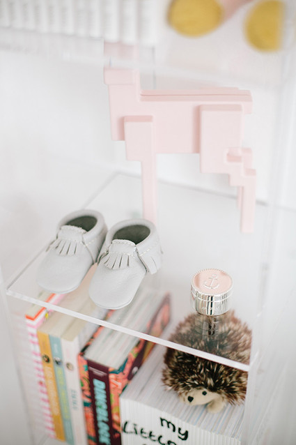 glamorous black and white girls nursery