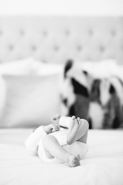 glamorous black and white girls nursery