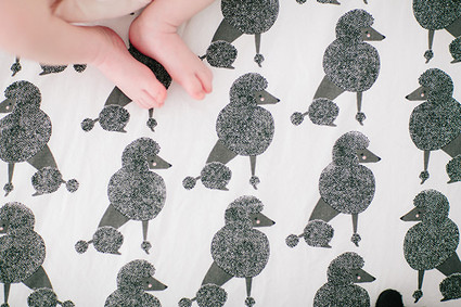 glamorous black and white girls nursery