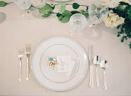 Classic white floral baby shower