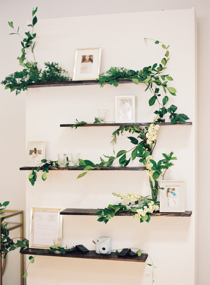 Classic white floral baby shower