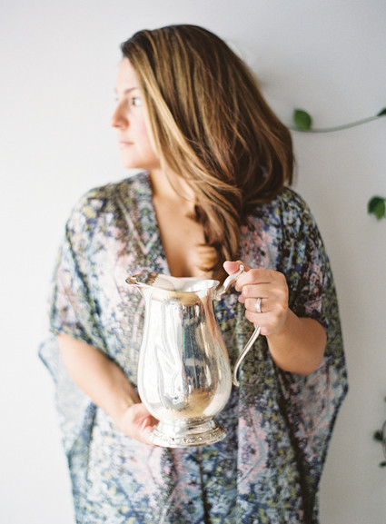 Classic white floral baby shower