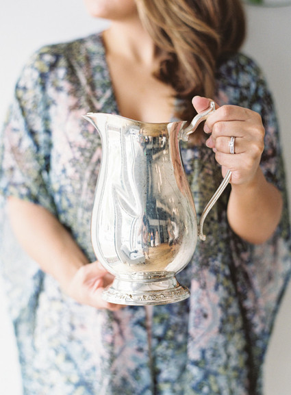 Classic white floral baby shower