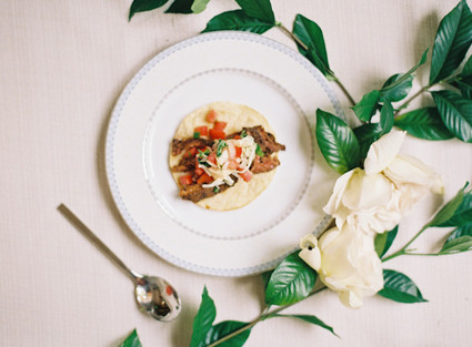 Classic white floral baby shower