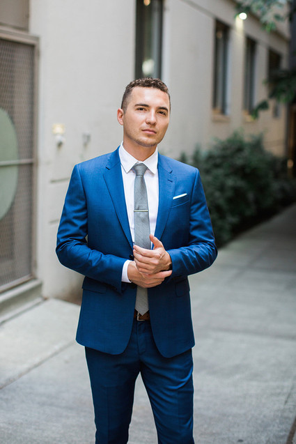 Groom portrait