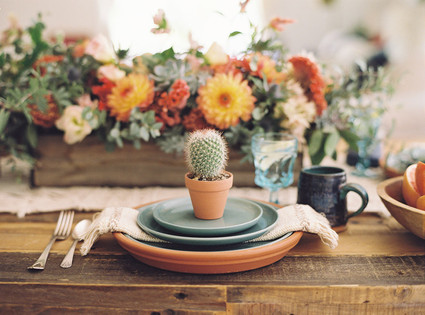Cactus table decor