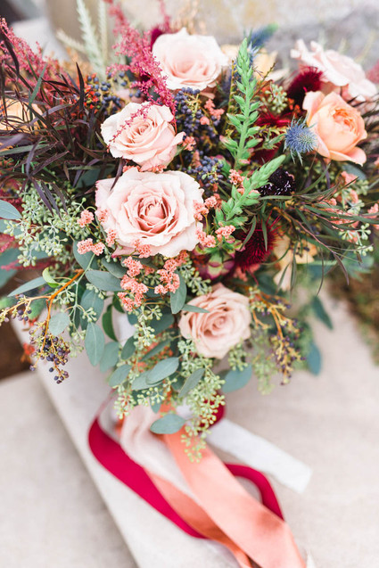 Autumn bridal bouquet