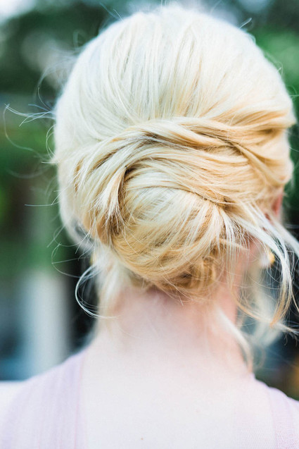 Bridal bun hairstyle