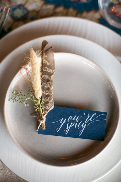 Rustic fall wedding decor