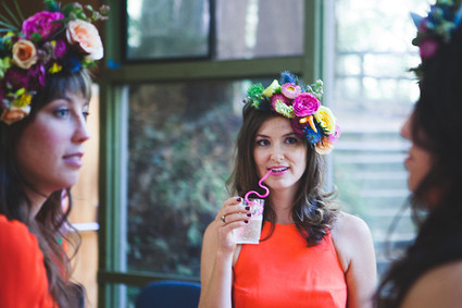 Colorful DIY woodsy wedding Wedding Inspiration