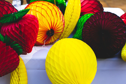 Colorful DIY woodsy wedding