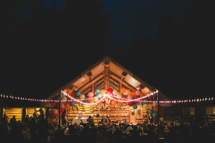 Colorful DIY woodsy wedding