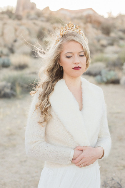 Mignonne Handmade gold crown