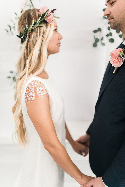 Bridal flower crown