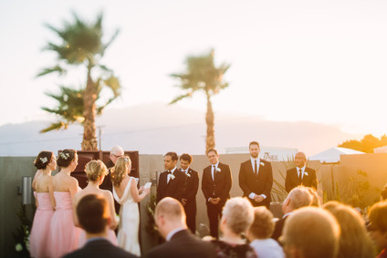 Palm Springs wedding ceremony