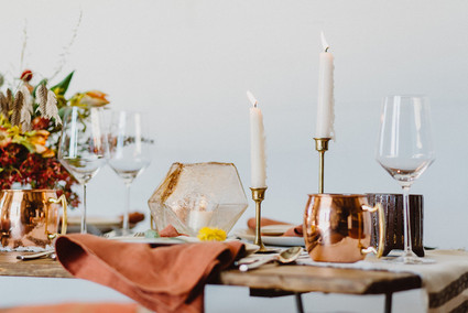 Bohemian tablescape
