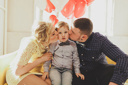 Italian Valentine's Day family shoot