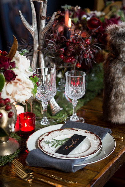 Moody wedding inspiration