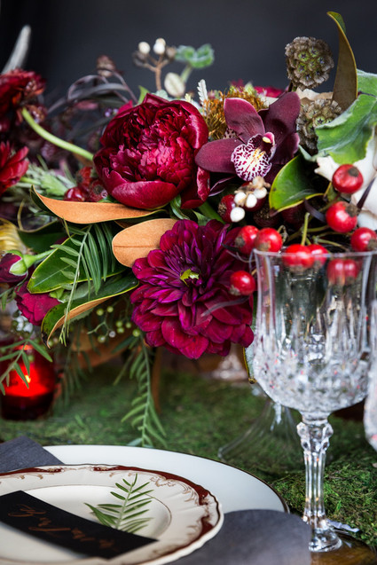 Moody wedding inspiration Inspiration