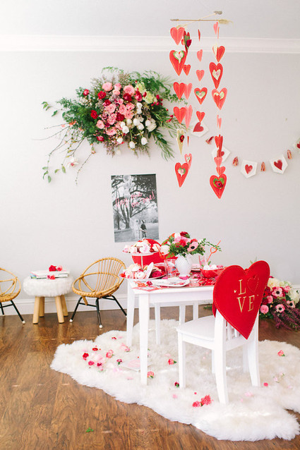 Kids Valentine's Day party Inspiration