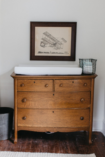 Vintage minimal boys nursery