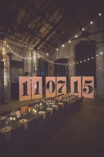 Wedding signage