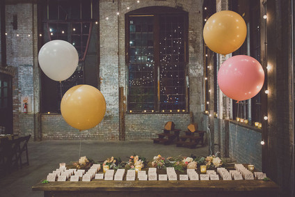Whimsical wedding tablescape