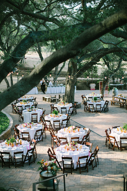 Rustic wedding reception