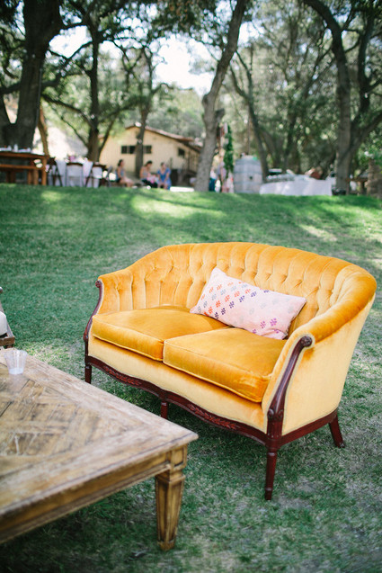 Wedding lounge area