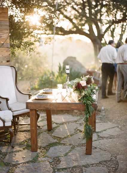 Rustic farm wedding tablescape