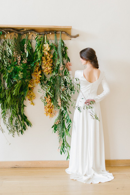 Organic wedding portrait