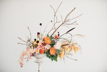 Organic wedding florals