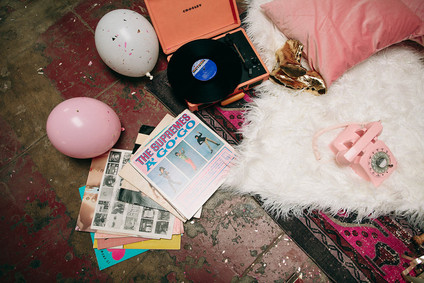 Girly Valentine's Day party decor