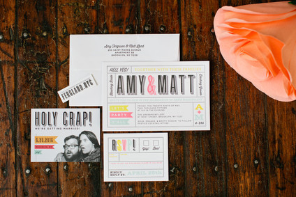 Wedding invitation suite