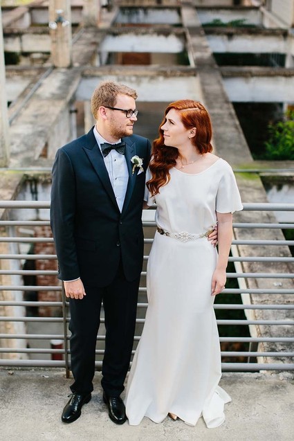 Industrial modern Atlanta wedding