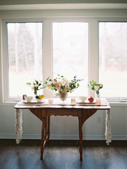 floral winter baby shower