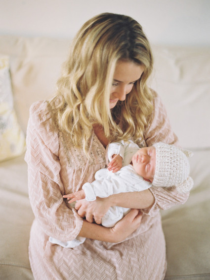 new mama and baby