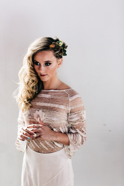 Moroccan bohemian bridal portrait