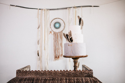 Moroccan bohemian wedding cake