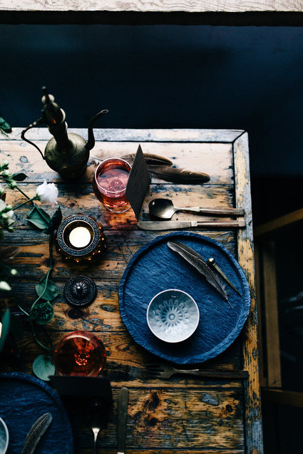 Moroccan bohemian wedding tablescape