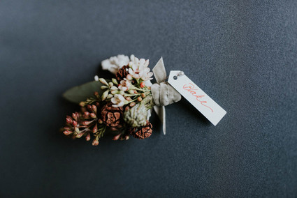 Groom's boutonnière