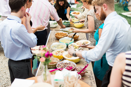 Pot luck wedding